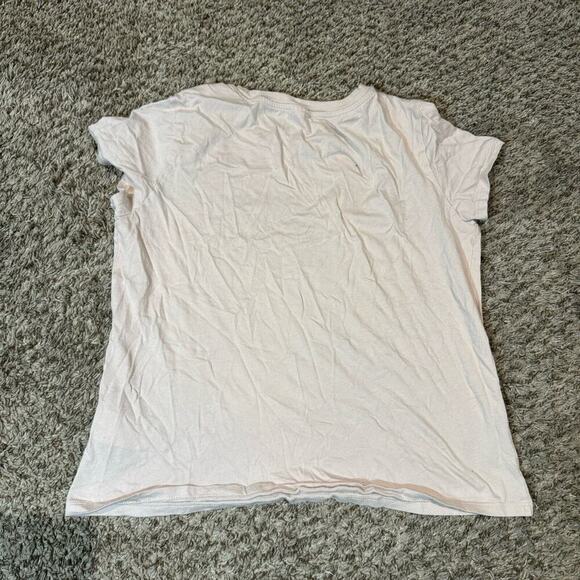 H&M Love T-shirt Light Pink Women’s Size Medium - Picture 2 of 3